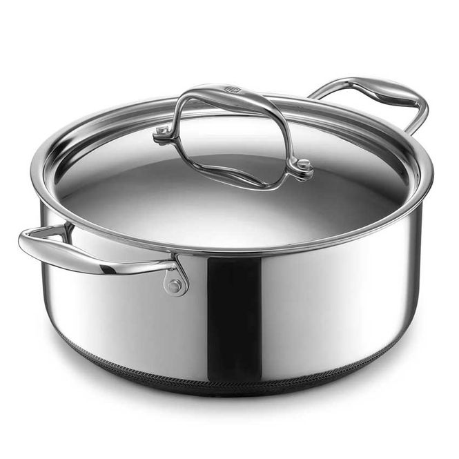 Hovedbilde HEXCLAD Dutch Oven med stållokk, 4,7 ltr, hybrid